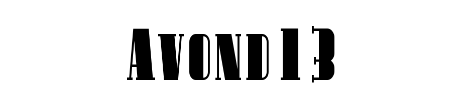Avondale SC Cond Font Download Free